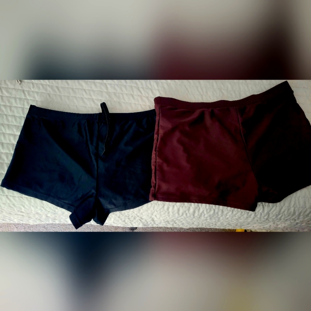 Swim bottoms blk and brown